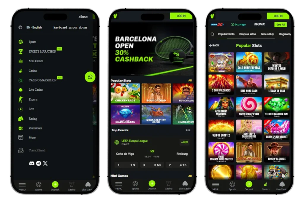 Velobet Casino app